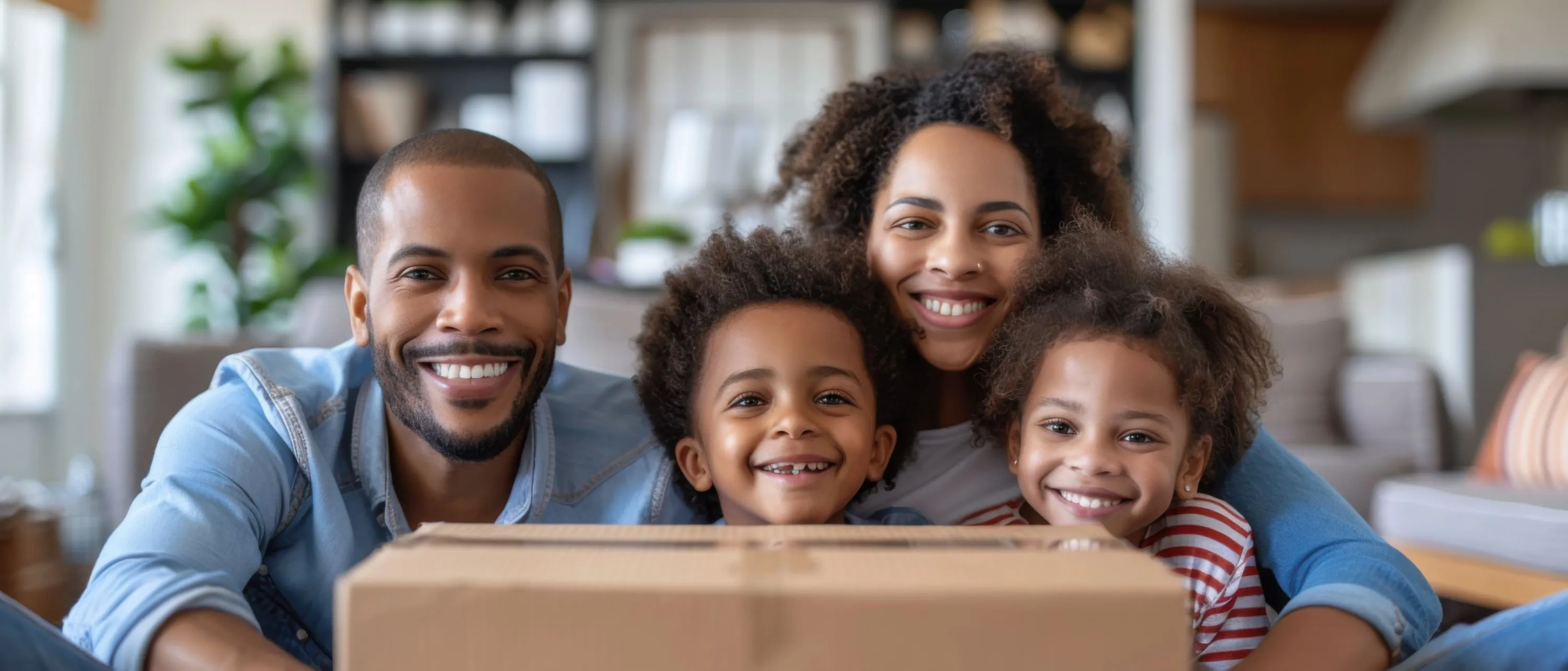 Charlotte Family Packing for a Local Move